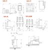 Davitu 100Pcs VH3.96 3.96mm Connector Reed Cold Head Metal Jumper Wire Cable Terminal For Housing VH3.96 Female view 2