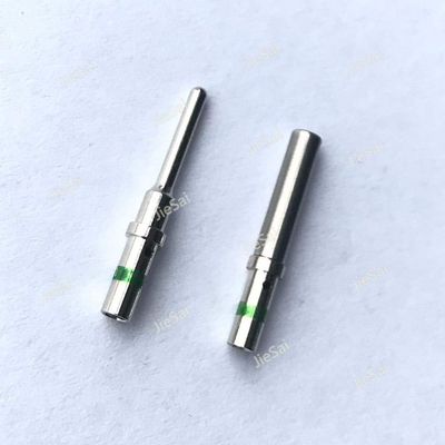 Davitu 50Pcs 100Pcs DT Pin 14-16AWG 0460-215-16141 0462-209-16141 Solid Crimp Terminal With Green Identification Stripe Stainless Steel - (Color: 100 Pcs, Pins: Female)