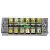 Davitu 1 Pcs Dual Row Barrier Screw Terminal Block Wire Connector 600V 15A TB15 series - (Color: 6 Position) view 1