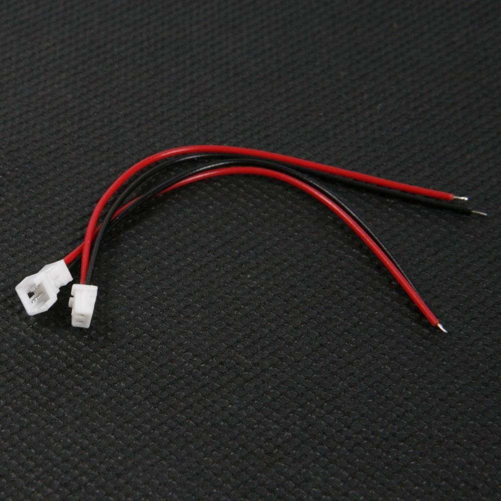 Davitu 2/10 Pairs JST 1.25mm 2P Spacing Male & Female Cable Patch Cords Splice Terminals Light weight & Low resistance - (Color: 10 Pair)