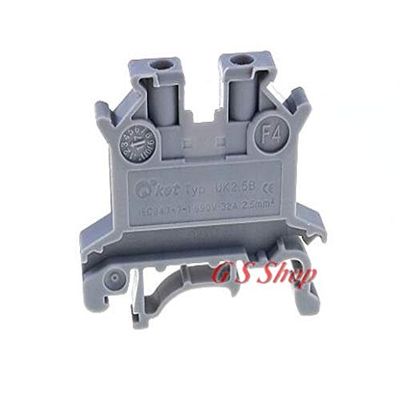 Davitu 50 UK-2.5B terminals, multiple color selectable terminals, connector UK2.5B - (Color: gray 50PCS)