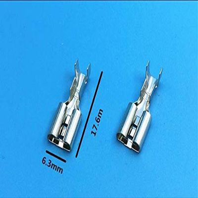 Davitu 2.2 2.8 4.8 6.3MM female wiring terminals/crimp Cold pressed terminals/car connectors - (Color: 125PC each model)