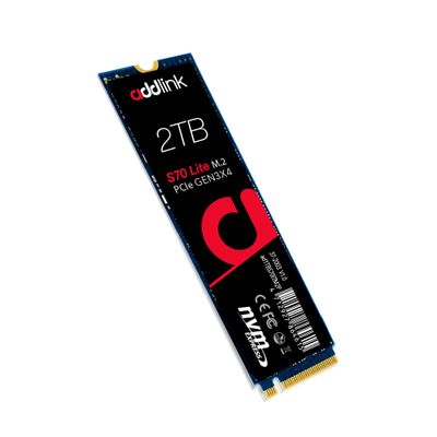 Addlink S70 Lite 2TB Ultra Durability Gaming SSD Maximum Speed 3500 MB/s Internal Solid State Hard Drive - M.2 2280 PCIe 3.0 NVMe Gen3X4 3D NAND SSD (ad2TBS70M2P)