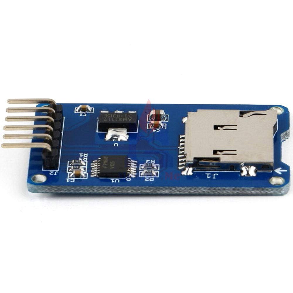 2PCS Micro SD TF Card Memory Shield Module SPI Interface for Ardiuno Micro SD Storage Expansion Board Support Micro SD & SDHC