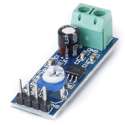 200 Times Gain LM386 Audio Amplifier Module 10K Adjustable Resistance Board 200 Multiplier Speaker Wire Holder 5V-12V