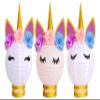 MOAXMOA Unicorn Paper Lanterns Party Supplies Table Centerpieces Decorations for Birthday Baby Shower Wedding Party Decor (Gold Pink White) view 1
