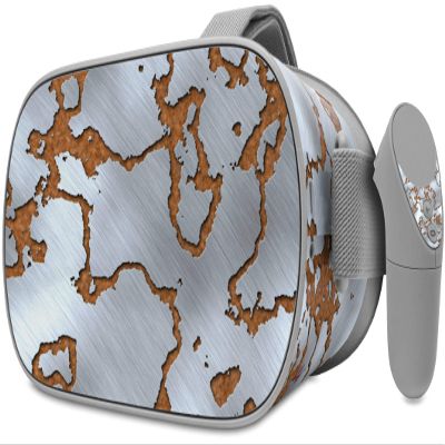 Decal Style Skin Wrap Compatible with Oculus Go Headset - Rusted Metal (Oculus NOT Included)