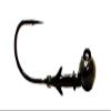 DOBYNS RODS Football Head 1/4 OZ/GAMAKATSU Hook 4/0 / 4 Pack/Black view 1