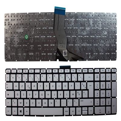 Power4Laptops French Layout White Replacement Laptop Keyboard Compatible with HP Pavilion 15-ab513TX
