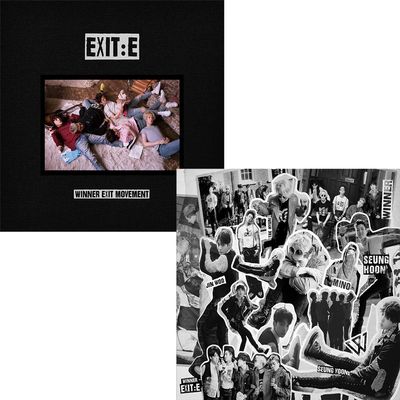 YG Winner - Winner EXIT : E [Random ver.] CD+Photobook+Can Button+Polaroid+Extra Photocards Set