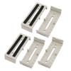 Aexit 5Pcs ABS Transmission 110mmx40mmx20mm Cable Line Holder Wire Organizer Gray for Office view 1