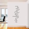 There is Something Good in Every Day Wall Decal for Bedroom, Hallway, Kitchen - Inspirational Quote Sticker | 20 Wide x 48 Tall | Gold | Pick Your Color & Size view 3