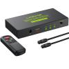 LiNKFOR Digital Optical Audio 3x1 Switch, 1 in 4 Out Aluminum Alloy with Optical Cable for PS3, Blue-Ray, DVD, HDTV (3x1 Switch) view 1