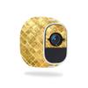 MightySkins Skin Compatible with Netgear Arlo Pro - Gold Tiles | Protective, Durable, and Unique Vinyl Decal wrap Cover | Easy to Apply, Remove, and Change Styles | Made in The USA view 1