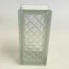 Seves Diamond DM 4x8x3 Glass Block | Decorative Privacy Solution | Distinctive Pattern with Natural Light Transmission | Modern Aesthetic for Commercial and Residential Applications view 2