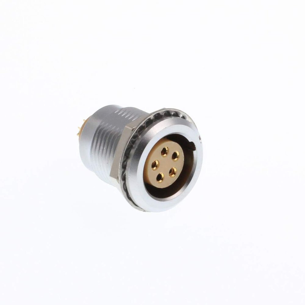 DRRI 2B EGG 5Pin female Socket,Push Pull Metal Circular Connector (5Pin, Socket)