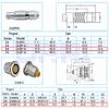 DRRI 2B EGG 5Pin female Socket,Push Pull Metal Circular Connector (5Pin, Socket) view 4