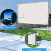 JWSIT 180 inch Projector Screen with Stand,Upgraded 3 Layers PVC 16:9 Large Outdoor Projector Screen,Portable Outdoor Movie Screen with Carrying Bag for Large Commercial Performance view 3