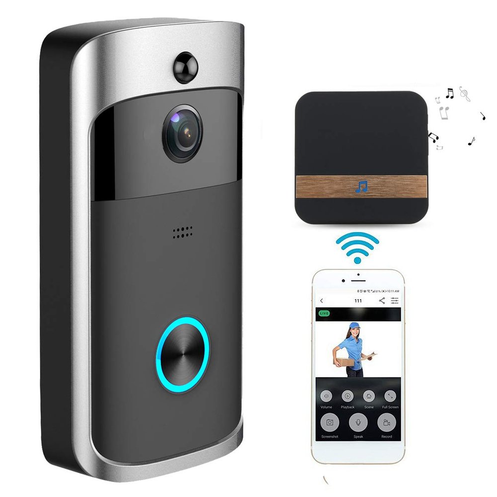 HITSAN INCORPORATION Wireless Camera Video Doorbell Home Security WiFi Smartphone Remote Video Rainproof