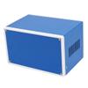 Aexit 180mmx130mmx110mm Rectangle Power Supply and Power Module Project Enclosure Case Electric Junction Box Blue Model:27as199qo214 view 1