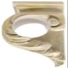 Urbanest Set of 2 Cameau Drapery Sconce, 2-inch Diameter, Gilded French White view 3