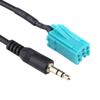 Keenso 6 Pin to 3.5mm Car Radio Auxiliary Aux Cable AUX Adapter for Renault Espace Kangoo Laguna Megane Scenic Trafic Twingo Modus Master view 3