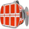 Decal Style Skin Wrap Compatible with Oculus Go Headset - Squared Red (Oculus NOT Included) view 1