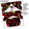 Decal Style Skin Wrap Compatible with Oculus Go Headset - Twisted Garden Red and Yellow (Oculus NOT Included) view 3