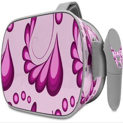 Decal Style Skin Wrap Compatible with Oculus Go Headset - Petals Pink (Oculus NOT Included)