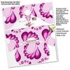 Decal Style Skin Wrap Compatible with Oculus Go Headset - Petals Pink (Oculus NOT Included) view 3