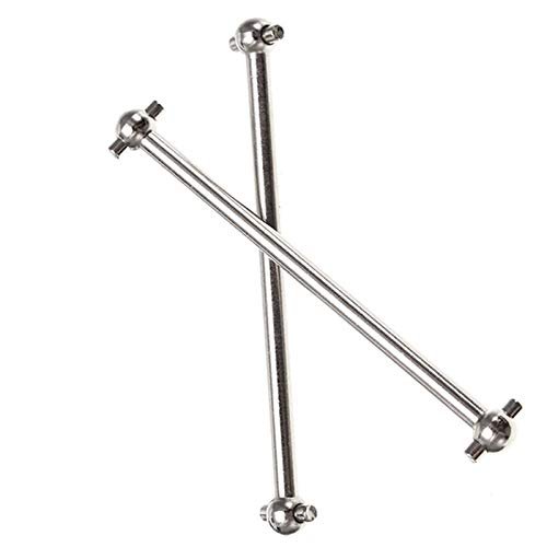 Ochoos 2pcs M5367 Metal Dogbone Drive Shaft 1/16 RC Car Parts for Truggy Buggy Short Course 1631 1651 1621