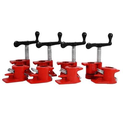Thaisan7, Wood Gluing Pipe Clamp Set Heavy Duty PRO Woodworking Cast Iron -3/4" x 4 Woodworking Clamps,tool for Creative job