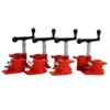 Thaisan7, Wood Gluing Pipe Clamp Set Heavy Duty PRO Woodworking Cast Iron -3/4" x 4 Woodworking Clamps,tool for Creative job view 1