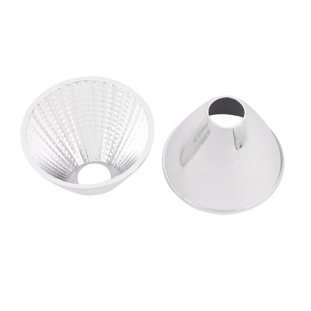 Aexit 2Pcs COB Lighting fixtures and controls LED Flashlight Reflector Collimator Light Lamp Holder 45mmx12mmx32mm
