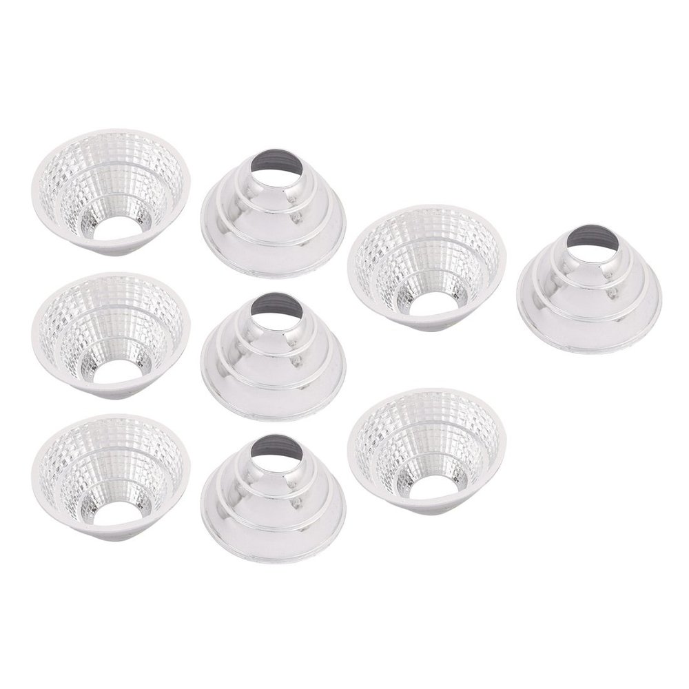 Aexit 9Pcs D70mm Lighting fixtures and controls H36mm Plastic LED Light Lamp Reflector Cup for LED COB Flashlight