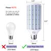 Auzilar 55W LED Corn Light Bulb (E39 Large Mogul Base) 5500Lm 6000K Cool White Daylight, for Metal Halide HID HPS Replacement Garage Parking Lot High Bay Warehouse Street Lamp Lighting 85V-265V view 2