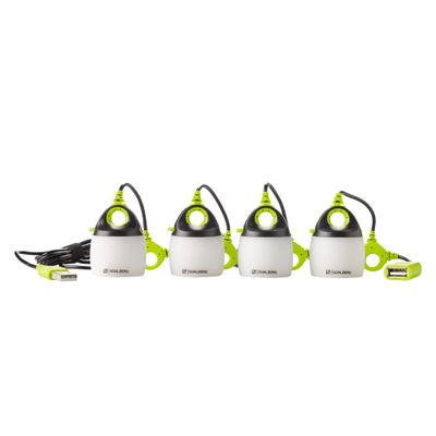 Goal Zero Light-A-Life Mini Chainable LED Lights, 4 Pack, with Color Shades