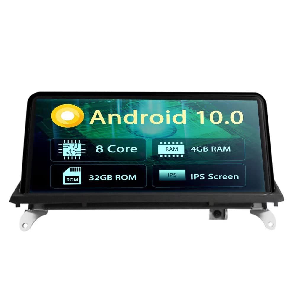10.25Inch Car CD Stereo for BMW X5 E70 2011 2012 2013 X6 E71 2011 2012 2013 2014 Android 14.0 Auto Radio GPS Navi 3G WiFi Mirror Link RDS FM AM No DVD