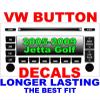 Decal USA 2005 2006 2007 2008 2009 Compatible with Jetta Passat Golf Fits Volkswagen Radio Button Decal Repair Set-Best Quality ON Amazon!! Fix Those Nasty Scratched bubbling and Faded Radio Buttons! view 2