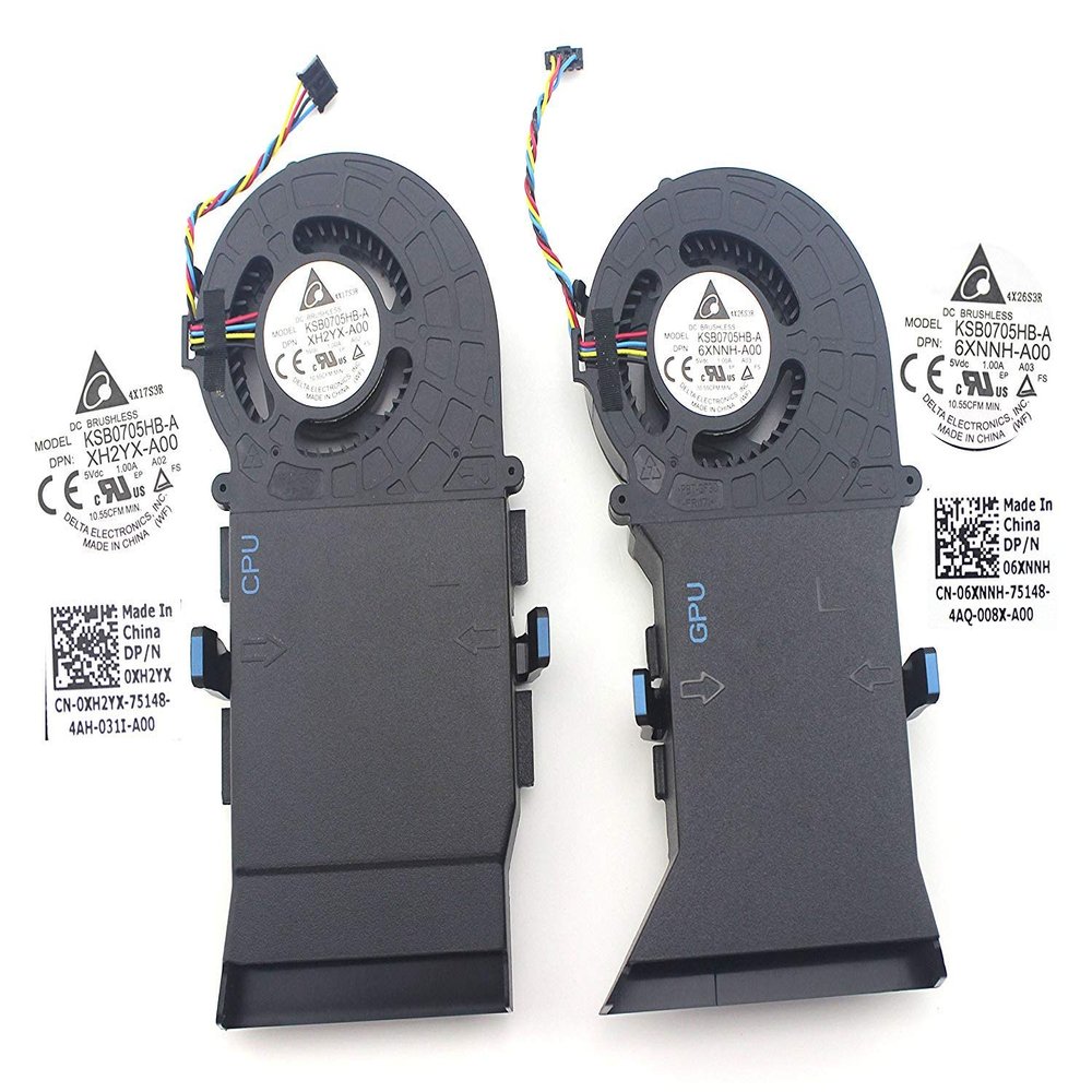 Original Genuine New for Dell Alienware Alpha R2 Series ALWAR-2508 Part Number 6XNNH-A00 XH2YX-A00 CPU & GPU Fan