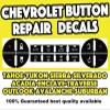 Decal USA Brand fits/Compatible with 2007-2013 GMC Chevy Yukon XL Suburban Worn Peeling Climate Control Button Repair view 1