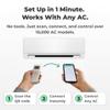 Sensibo Sky, Smart Wireless Air Conditioner Controller. Quick & Easy DIY Installation. Maintains Comfort with Energy Efficient. Automatic Wifi Thermostat Control App. Google, Alexa and Siri Compatible view 4