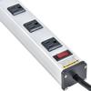 Global Industrial 25" 9 Outlet Aluminum Power Strip with 15-ft Cord ETL/cETL view 3
