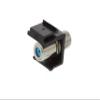 Networx Black F-Type 3GHz Feed Through Keystone Coupler view 1
