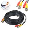 PK Power 100ft Black BNC Video and Power Cable Wire Cord w/Connector for CCTV Security Camera view 2