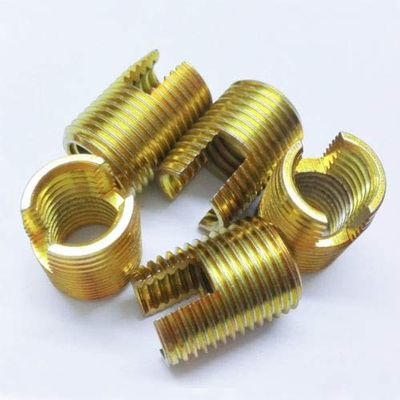 ShineBear M2 M3 M4 M5 M6 M8 M10 M12 M14 M16 M18 M20 Slotted self Tapping Thread Sleeve self-Attack Sleeves nut - (Size: M18xM22x24mm 1Pcs)