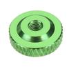 ShineBear 10Pcs M3 Knurled Thumb Nut w/Collar Screw Spacer Washer Aluminum Alloy Multicolor for FPV RC Model Toys Green view 2
