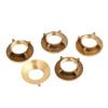 ShineBear Useful 5 Pcs Gold Tone Brass 1/2" PT Threaded Household Water Tap Faucet Nuts view 2