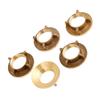 ShineBear Useful 5 Pcs Gold Tone Brass 1/2" PT Threaded Household Water Tap Faucet Nuts view 3