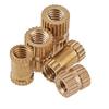 ShineBear 200PCS/ LOT M4 x 4mm Female Brass Inserts Thread Brass Knurled Threaded Insert Embedded Fastener for Tightly Fixing view 4